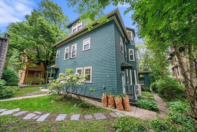 179 Rawson Unit 2, Brookline, MA 02445 - view of rear view of house