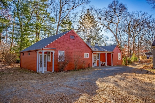 view of property exterior