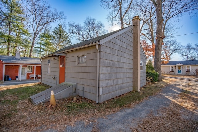 view of property exterior