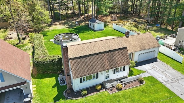 aerial view