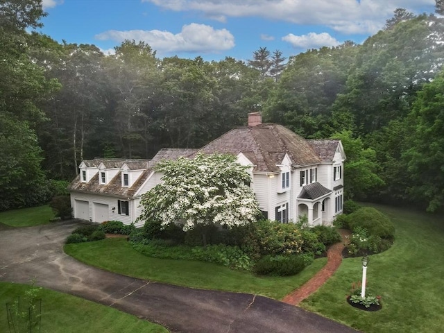 83 High Ridge Rd, Boxford, MA 01921 - view from above of property with a forest