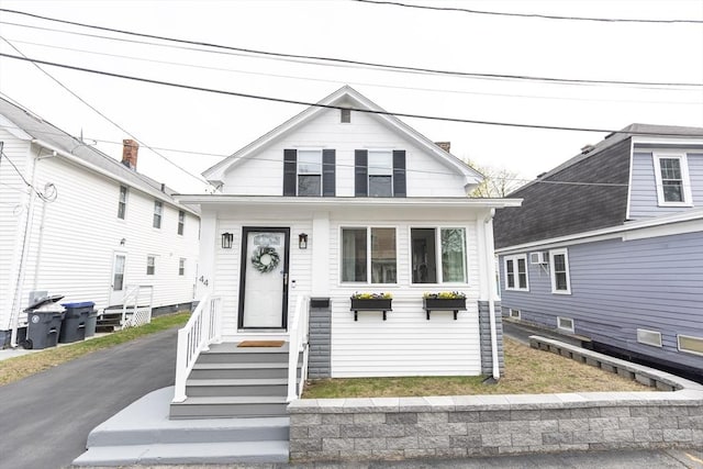view of front of home