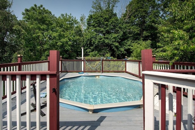 18 Morton St, Brockton, MA 02301 - outdoor pool with a deck and view of wooded area
