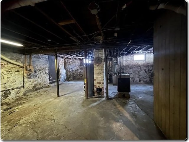 view of basement