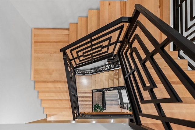 view of staircase