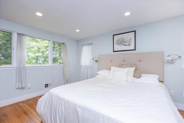 68 Walnut Rd, Swampscott, MA 01907 - bedroom featuring wood finished floors, baseboards, and recessed lighting