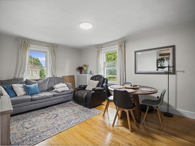 4 Darling St, Worcester, MA 01605 - living room with light wood-style floors and baseboards