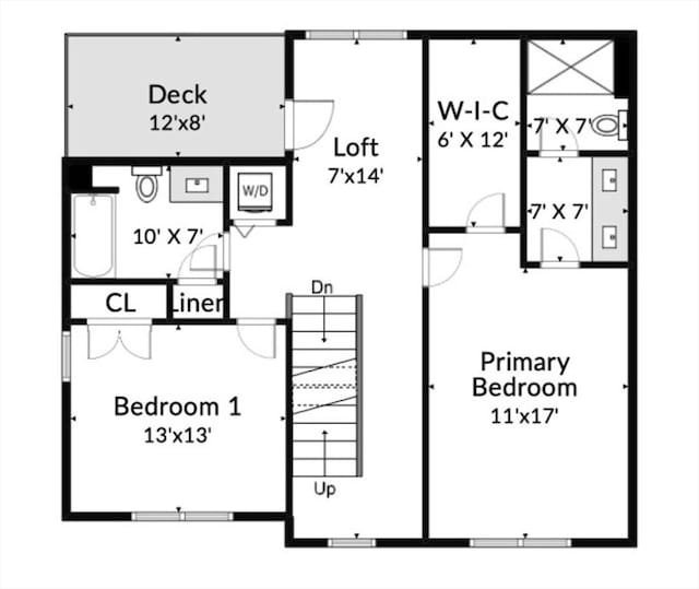 10 Webber Ave Unit 1A, Bedford, MA 01730 - floor plan / room layout