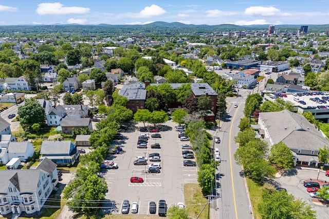 335 Cypress St Unit 2V, Manchester, NH 03103 - aerial view of residential area with a mountainous background