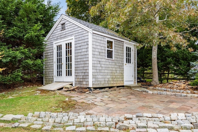 view of outbuilding