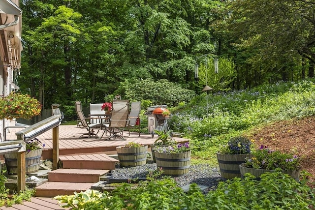 424 Sudbury St, Marlborough, MA 01752 - wooden terrace featuring outdoor dining space