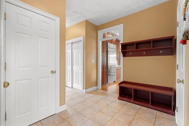 160 Wharton Row, Groton, MA 01450 - mudroom with light tile patterned floors and baseboards