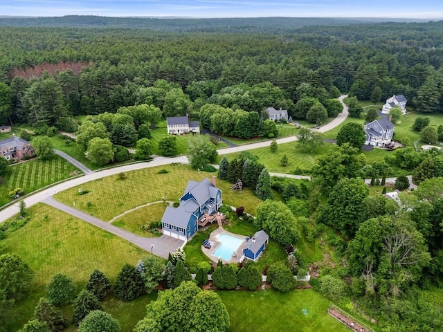160 Wharton Row, Groton, MA 01450 - bird's eye view of a heavily wooded area