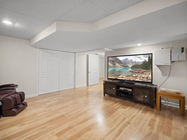 72 Sherwood Dr Unit 72, Methuen, MA 01844 - living area featuring light wood-style floors and recessed lighting
