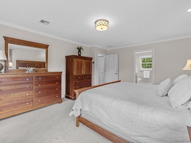 1 Benjamin Dr, Westborough, MA 01581 - bedroom with light carpet, crown molding, and ensuite bathroom