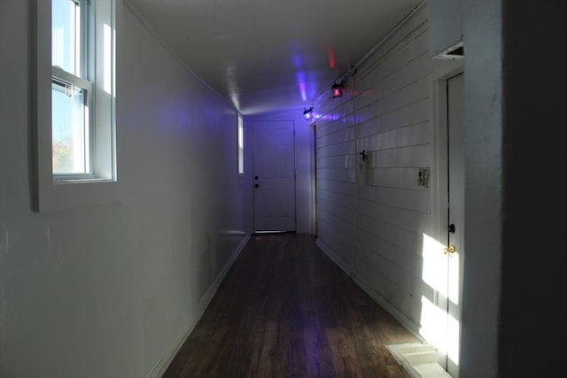 223 Morgan St, Fall River, MA 02721 - hall with wood finished floors and baseboards