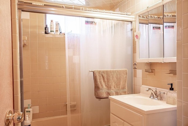 49-51 Fairmount Ave, Somerville, MA 02144 - full bathroom with vanity and bathing tub / shower combination