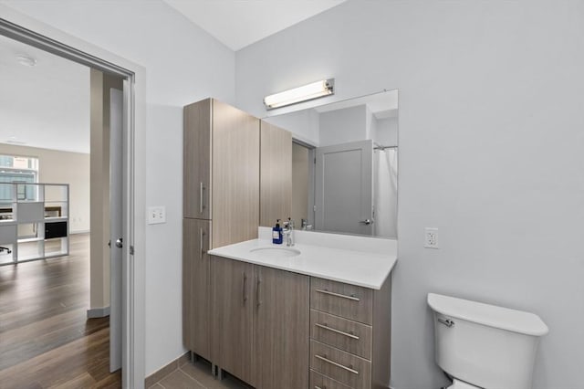 180 Telford St Unit 614, Boston, MA 02135 - bathroom with vanity and toilet