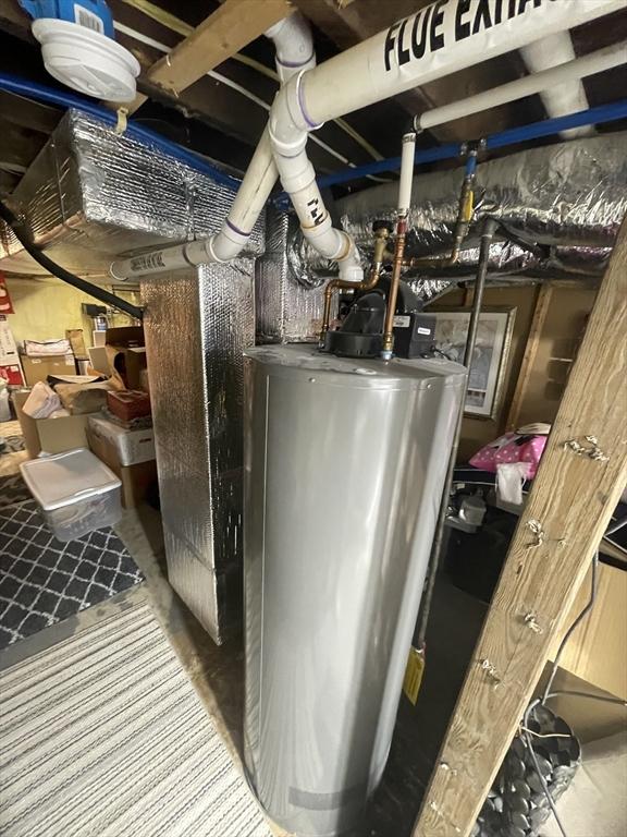 15 Bates Rd, Framingham, MA 01702 - utility room featuring water heater