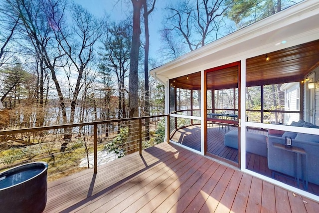 view of deck