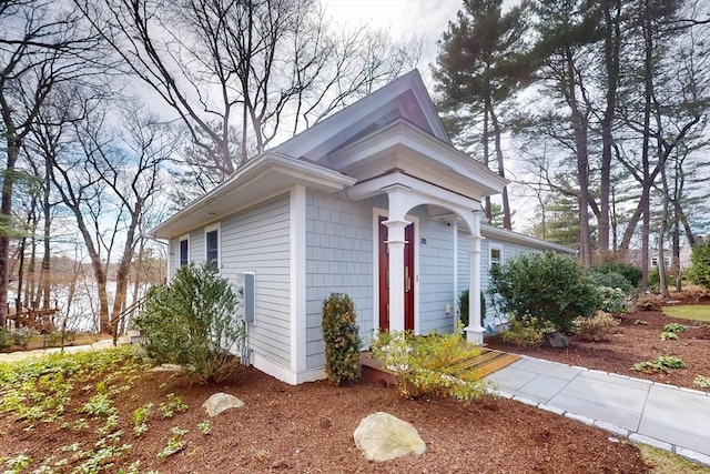 view of front of home