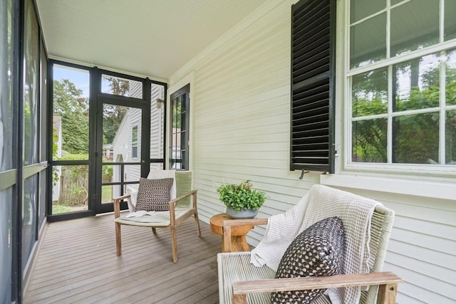 120 Court St, Dedham, MA 02026 - view of sunroom / solarium