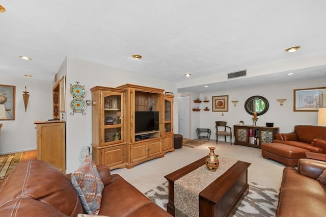 1100 Salem St Unit 103, Lynnfield, MA 01940 - living area with recessed lighting and light colored carpet