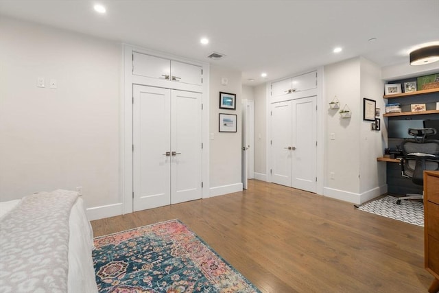 654 E 7th Unit 3, Boston, MA 02127 - foyer entrance with baseboards, wood finished floors, and recessed lighting