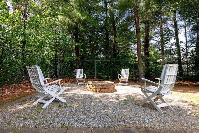 4 Jester Way, Plymouth, MA 02360 - view of patio / terrace with an outdoor fire pit