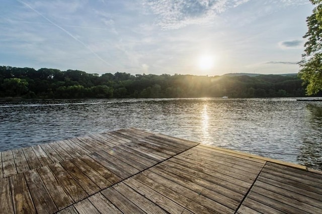 311 River Rd, South Hadley, MA 01075 - dock with a water view and a wooded view