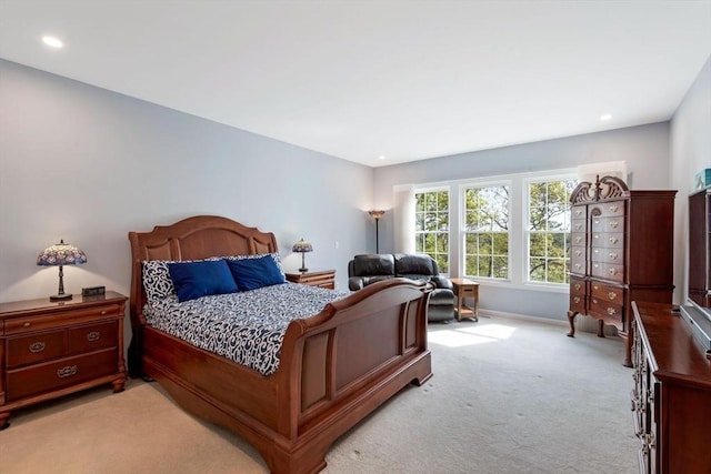 40 Canoe Lndg, Plymouth, MA 02360 - bedroom featuring light carpet, recessed lighting, and baseboards