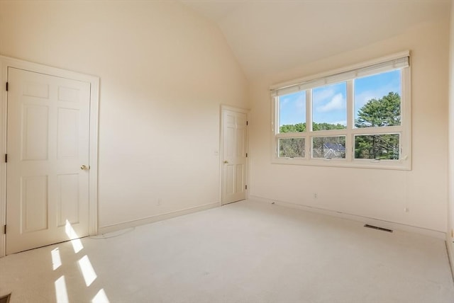 25 Hopewell Farm Rd Unit 25, Natick, MA 01760 - carpeted empty room with lofted ceiling and baseboards