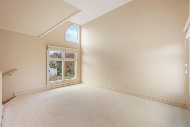 25 Hopewell Farm Rd Unit 25, Natick, MA 01760 - additional living space featuring lofted ceiling, carpet flooring, and baseboards