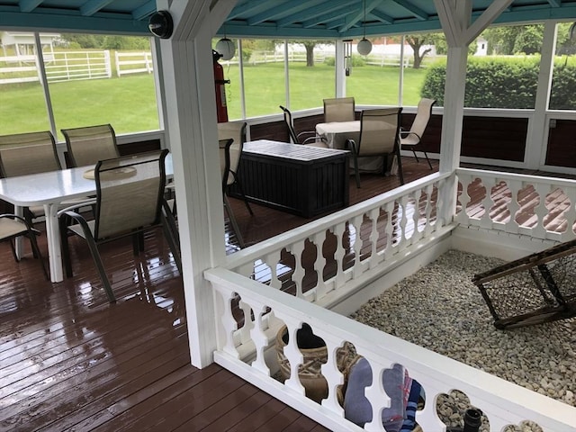 192 W Main St, Westborough, MA 01581 - sunroom / solarium with plenty of natural light and outdoor dining space