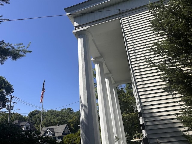 24 Main St, Monson, MA 01057 - exterior view of decorative columns