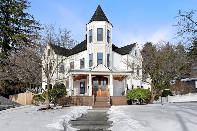 victorian home featuring a porch