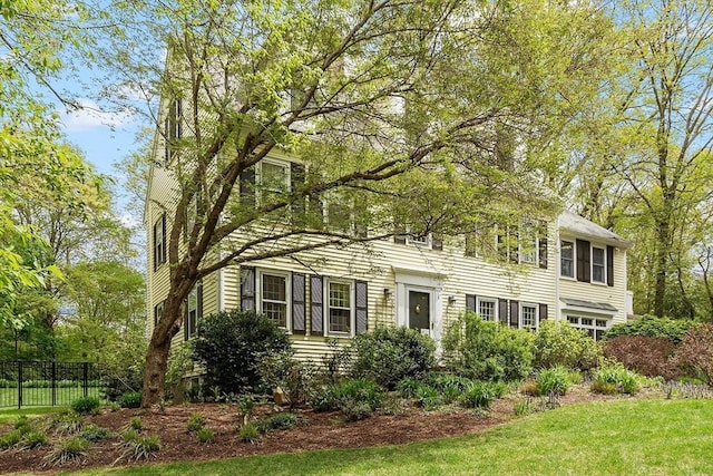 view of colonial-style house