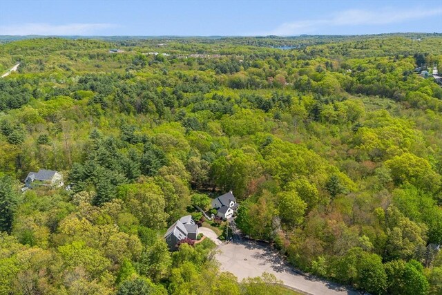 21 Mcdonough Dr, Marlborough, MA 01752 - aerial view of property and surrounding area with a forest
