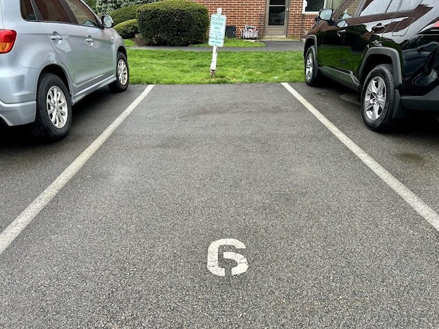 view of uncovered parking lot