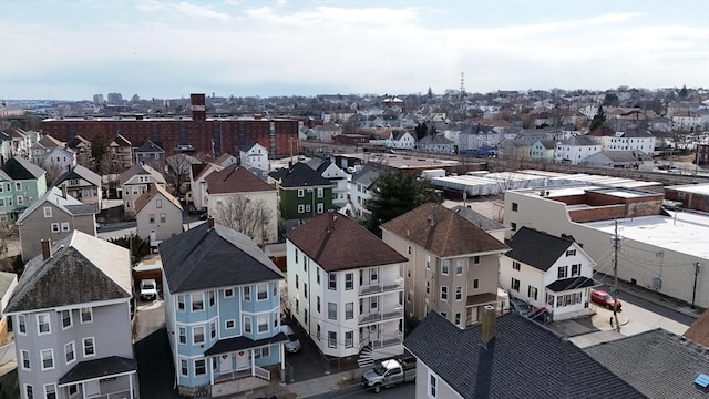 drone / aerial view featuring a residential view