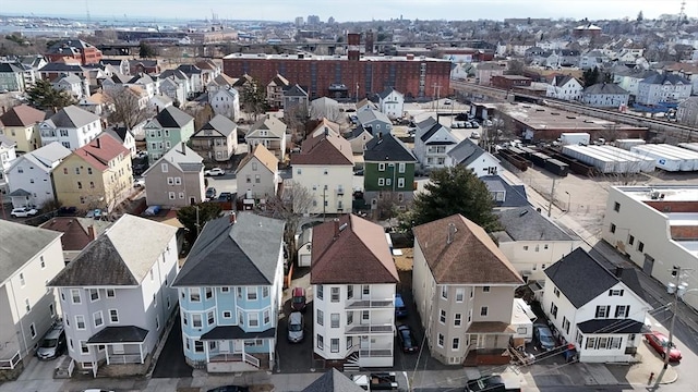 birds eye view of property featuring a residential view