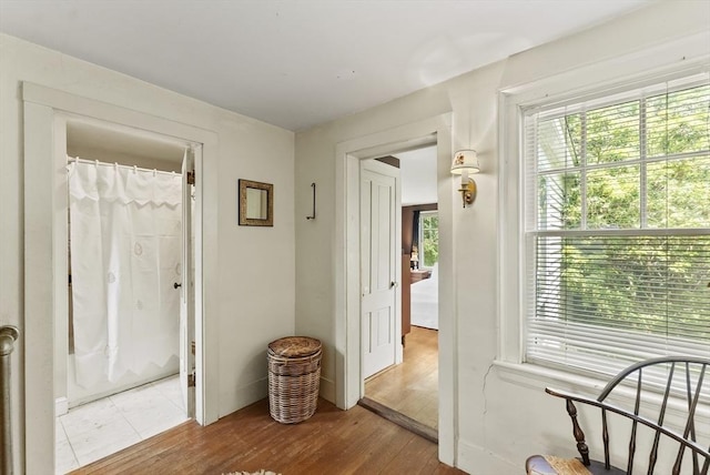 38 Booth Hill Rd, Scituate, MA 02066 - hall with healthy amount of natural light and wood finished floors