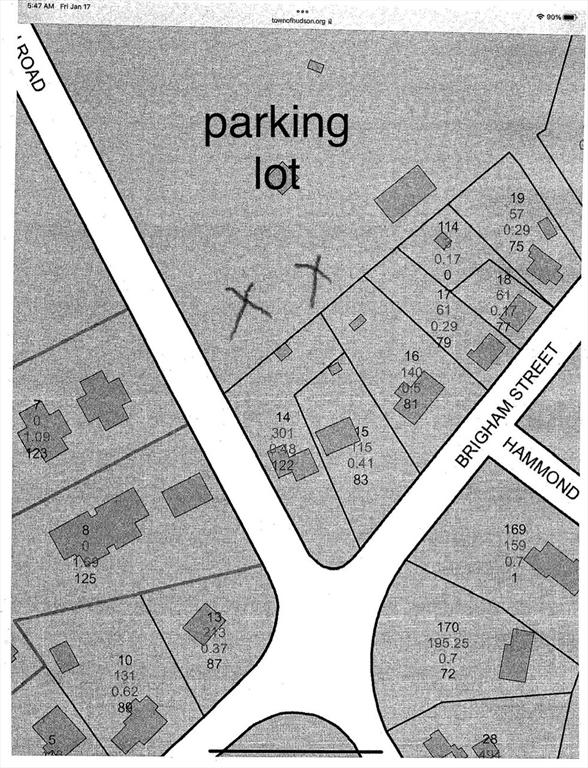 83 Brigham St, Hudson, MA 01749 - map of parcels