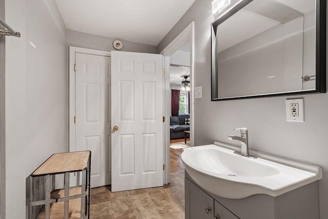 12 Allen Ct Unit 12, Northborough, MA 01532 - bathroom featuring vanity and stone finish floors