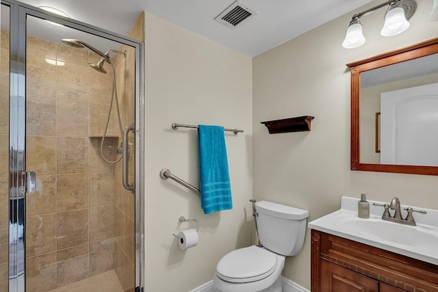 75-83 Cambridge Pkwy Unit W403, Cambridge, MA 02142 - full bath featuring a stall shower, toilet, vanity, and baseboards