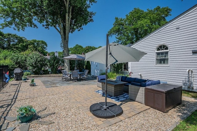 46 Pine, Falmouth, MA 02556 - view of patio / terrace featuring an outdoor living space and outdoor dining area