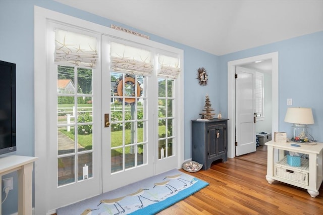46 Pine, Falmouth, MA 02556 - doorway featuring wood finished floors