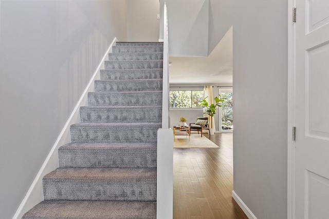 263 Meeting House Path Unit 263, Ashland, MA 01721 - stairway with wood finished floors and baseboards
