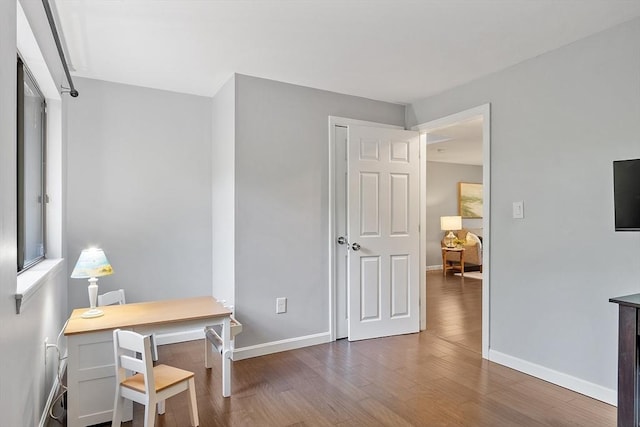263 Meeting House Path Unit 263, Ashland, MA 01721 - office area featuring wood finished floors and baseboards