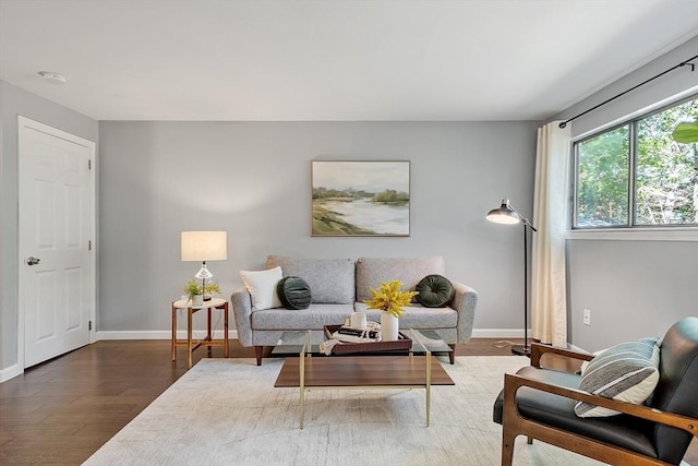 263 Meeting House Path Unit 263, Ashland, MA 01721 - living area featuring wood finished floors and baseboards
